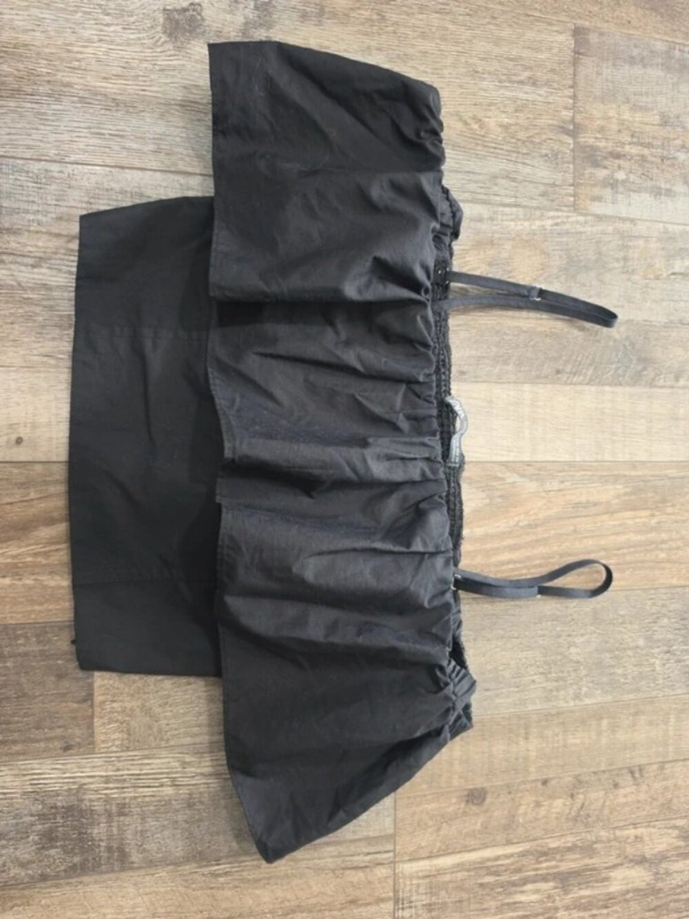 XS Zara top black off shoulder removable straps going out date night